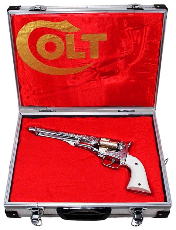 1959 Hubley, Colt .45 Cap Gun in Original Salesman's AttachÃ© Case